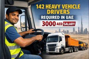142 Heavy Vehicle Drivers Required in UAE