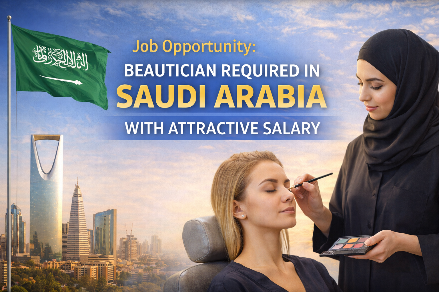 Job Opportunity Beautician Required in Saudi Arabia