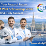 CEMM PhD Scholarship 2026 in Austria