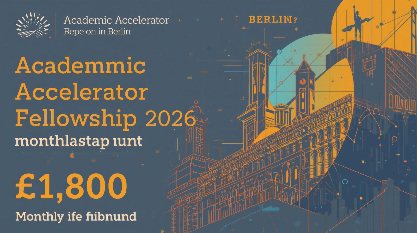 Academic Accelerator Fellowship 2026 in Berlin with €1,800 Monthly Stipend